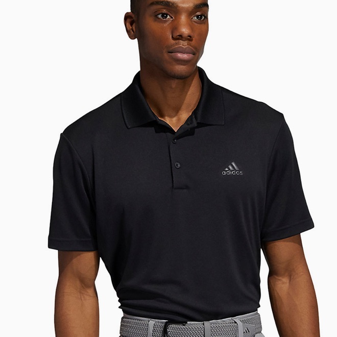 Adidas Primegreen Performance Golf Polo Black